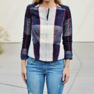 Plaid Blazer Jacket